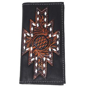 Bolso Ejecutivo de Cuero Genuino de Vaca, Hecho a Mano, Duradero, para Mujer, Estilo Rústico Occidental, con Cierre, Estampados de Animales, para Viajes Diarios - Product Image 2