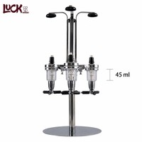 Distributeur de boissons alcoolisées 3 bouteilles/distributeur de boissons/distributeur de vin à 3 supports rotatifs Chine