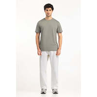 T-shirt en jersey à col rond coupe classique unisexe 180 g/m² écologique 80 % coton 20 % polyester manches courtes décontracté été OEM