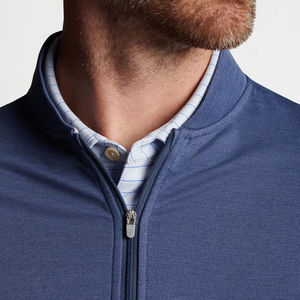Xinyihong Premium Golf Pullover de alta calidad con cuello en V Quater Zip Hombres Dry Fit Jersey de manga larga Golf - Product Image 2