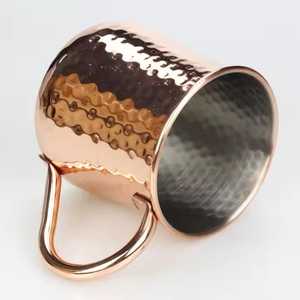 Premium Quality Pure Copper <b>Mug</b> with Handmade Design Eco-Friendly & <b>Large</b> Capacity for Classic Summer Drinks - Product Image 1