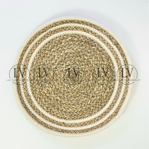 Wholesale Woven Seagrass <b>Placemats</b> <b>Round</b> Boho 15" <b>Round</b> Table <b>Placemats</b> for Party Table Decoration from Vietnam - Product Image 4