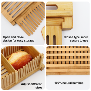 Tre Bánh Mì Slicer Và Bánh Mì Nướng Máy Cắt Hướng Dẫn Sử Dụng Có Thể Điều Chỉnh Cho Tự Chế Bánh Mì Nhà Bếp Công Cụ Có Thể Gập Lại Lưu Trữ - Product Image 5