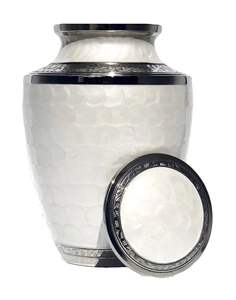Aluminum Urns With <b>Texture</b> Metal Urns for Human Ashes Adult Male & Female for Funeral or Home Urns New Arrival from India 2025 - Product Image 3