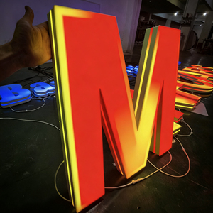 Personagens Running RGB 3D Personalizado Luminous Colorido Led Letter Sign Logotipo Levou Sinais Para Negócios Salão De Beleza Bar Sinal - Product Image 5