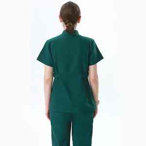 Infirmière gommages ensemble uniformes médicaux femmes hommes vêtements de travail dentaires vêtements haut pantalon popeline chirurgien Medic gommage costume - Product Image 5