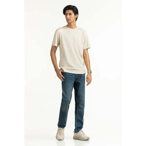 T-shirt 100 % coton oversize coupe classique en jersey teint en pièce, fabricant OEM ODM, fournisseur, marque privée, vente en gros - Product Image 6