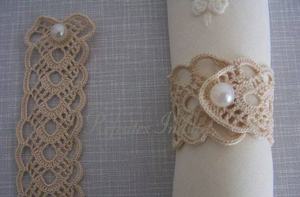 Anillo para servilletas de ganchillo hecho a mano, de refractex, hecho en la India, calidad, bajo precio - Product Image 6