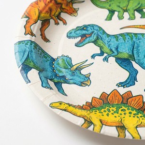 Ensemble complet de vaisselle de fête sur le thème des dinosaures - 24 assiettes, gobelets et serviettes en papier jetables pour la décoration d'<span class=keywords><strong>anniversaire</strong></span> d'un garçon - Product Image 2
