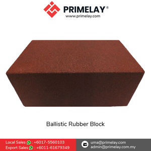 Bloque de Goma Balística Ecológico de Alta Calidad a Precio de Mayoreo, 200 mm/228 mm de Grosor, 29-36 kg de Peso, para Campo de Tiro - Product Image 5