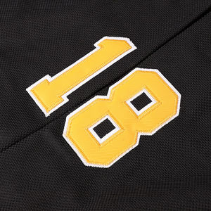 Ropa informal para hombre, uniforme de hockey sobre hielo negro clásico, Camiseta holgada de manga larga, técnica de impresión por sublimación OEM, ropa deportiva PK - Product Image 6