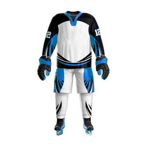 Uniformes Personalizados de Hockey sobre Hielo para Hombre, Camisetas Unisex de Poliéster para Práctica de Equipo, Ropa de Hockey sobre Hielo para Adultos con Estilo de Puntada - Product Image 4