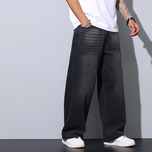 กางเกงผ้ายีนส์แฟชั่นโอเวอร์ไซส์ผู้ชายสำหรับฤดูร้อน - Product Image 5