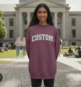 Top Fashion <b>Women</b> College Alpha Epsiloni Spirit Wear Winter <b>Long</b> Loose Diamond Letter Embroidered Sorority Mock Neck <b>Sweatshirt</b> - Product Image 6