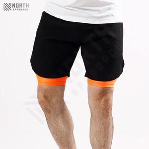 Pantalones Cortos Deportivos Casuales para Hombre, con Cordón, Ajustados, de Compresión, de Lona, de Poliéster/Algodón, para Gimnasio, Entrenamiento, Verano - Product Image 6