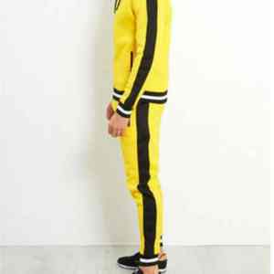 Custom Logo High Quality 100% Polyester Multi Pockets Color <b>yellow</b> for winter <b>Tracksuit</b> for Men - Product Image 2