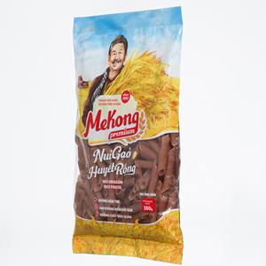 Pâtes de riz Penne Dragon Rouge sans borax 300g, qualité supérieure, sans sucre, faible teneur en sodium, vente en gros du Vietnam, OEM ODM - Product Image 1