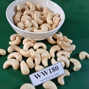 เมล็ดมะม่วงหิมพานต์ W180 W180ไม่รวมภาษีซันติโก Kaju badam - Product Image 1