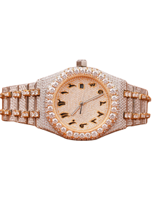 Nuevo Reloj de Pulsera de Lujo con Bisel de Primera Calidad, Original, Personalizado, con Diamantes de Moissanita, Estilo Hip Hop, para Mujer - Product Image 1