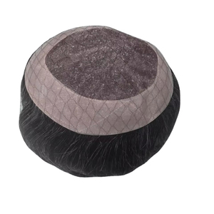 วิกผมปลอมลอนธรรมชาติผมสีเทาแบบลอนสำหรับผมชาวอินเดียผมแบบหลวมกันน้ำ - Product Image 1