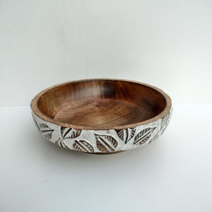 Handmade Bamboo Wood Table Top Food <b>Bowl</b> with Customized Shape Perfect for Serving <b>Desserts</b> and Snacks Wooden Food Serving <b>Bowls</b> - Product Image 4