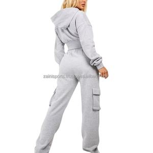 Ensemble de survêtement pour femmes sweat à capuche en polaire chaud personnalisé survêtements pour femmes survêtements de haute qualité pour femmes Style à capuche de haute qualité - Product Image 2