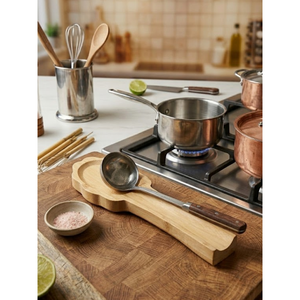 Repose-cuillère en bambou - Porte-ustensiles pour comptoir de cuisine - Product Image 1