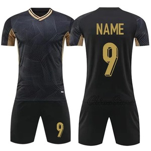 Ensemble de maillots de football personnalisés pour hommes et garçons, manches courtes, séchage rapide, vêtements de sport, couleurs et tailles personnalisées, 3D - Product Image 5