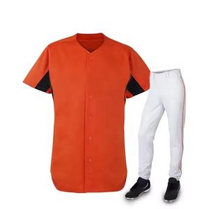 Conjunto de ropa deportiva transpirable de alta calidad unisex, uniforme de béisbol sublimado de diseño personalizado, liso a la moda, gran oferta - Product Image 6
