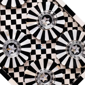 Meilleur prix de gros plateau de service en résine fait à la main pour la fête à la maison décorative du Vietnam pour l'exportation - Product Image 2