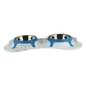 Cuencos Premium para mascotas Comedero cuadrado de acero inoxidable Cuenco para mascotas Perros - Product Image 1