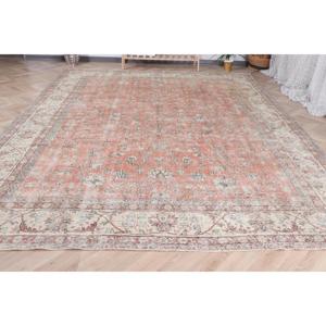 Vintage Turkish <b>Runner</b> Rug 0.7x11 ft, <b>Red</b> Persian Rug Wool - Product Image 2