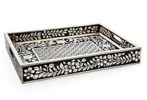 Plateau à perles artistique conçu pour un style d'intérieur unique et des arrangements d'affichage élégants avec de la nacre - Product Image 6