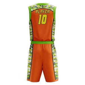 Uniformes de Baloncesto Personalizados de Primera Calidad para Hombre, Diseño Personalizado, Secado Rápido, Transpirables, Impresión por Transferencia de Calor, 100% Poliéster - Product Image 3