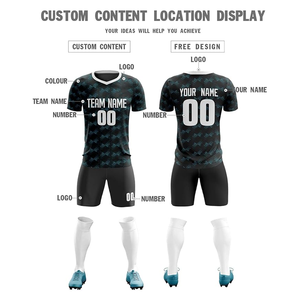 Personalice sus propios uniformes de fútbol de diseño para hombres OEM Uniforme de fútbol de impresión por sublimación completa - Product Image 4