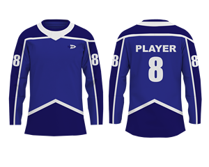 Camiseta de Hockey sobre Hielo Personalizada de Alta Calidad con Impresión por Sublimación, Logotipo, Camiseta de Hockey Capitals para Adultos, Servicio OEM, 100% Poliéster Transpirable - Product Image 1