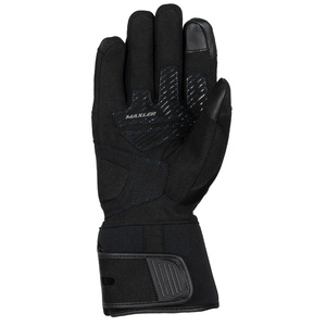 Guantes de moto de carreras de dedos largos personalizados, protección contra choques de invierno, guantes de seguridad táctiles de fibra de carbono y cuero - Product Image 3
