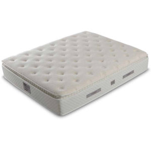 Matelas Orthopédique Contemporain Double Face en VRAIE Laine avec Ressorts Ensachés Durables, Dessus Respirant et Fibres Thermobondées pour Chambre à Coucher - Product Image 3