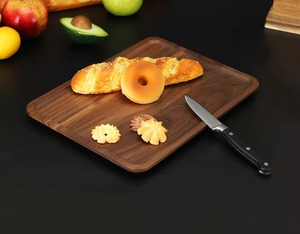 Plateau de service en bois simple pour la cuisine et la maison, idéal pour le petit-déjeuner, le café et le service quotidien - Product Image 4