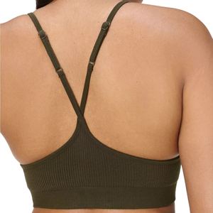 Venta al por mayor de alta calidad de alto impacto Sujetador deportivo sin costuras Fitness Gym Bra Custom Made Activewear Top Cómodo Sujetador de yoga para las mujeres - Product Image 5