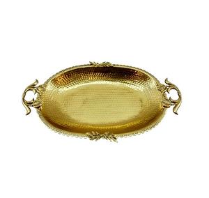 Bandejas de madera para servir con asa para cocina Bandeja de servicio con forma de triángulo de diseño elegante de alta calidad con asas en venta - Product Image 4