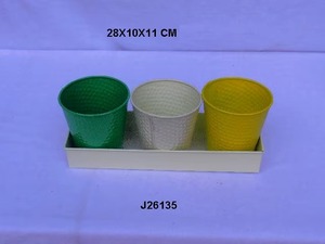 Maceta plateada, pieza decorativa multiusos para plantas, flores, Accesorios de escritorio, decoración para exteriores y Jardín de la India - Product Image 5