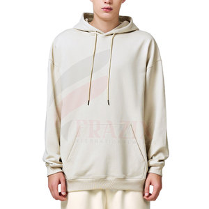 Sudadera con Capucha Extra Grande Personalizada para Hombre, 2025, 100% Algodón, Estilo Casual Urbano, de Alta Calidad, Secado Rápido, Transpirable, Teñido Liso, para Invierno - Product Image 2