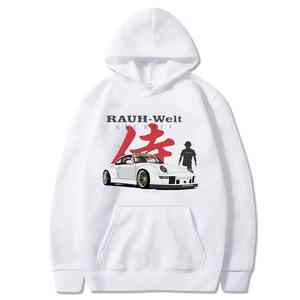 Femmes décontracté Anti-boulochage pull sweat fourrure-doublure capuche automne impression Hip Hop Style goutte-épaule sweats à capuche sweats - Product Image 6