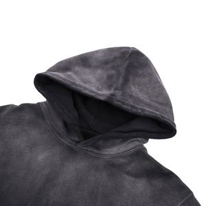 100% Cotton Oversized Acid Washed <b>Hoodie</b> Breathable <b>Lightweight</b> for Winter Wear Digital Printing 2026 - Product Image 2