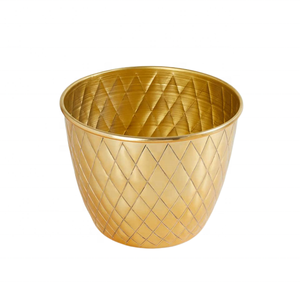 Pot de fleurs en métal plaqué laiton vintage, décoration unique pour la maison et le jardin, application pour hôtel, artisan créatif, designer de pots de fleurs - Product Image 4