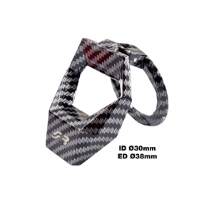 Protección del botón de arranque con apariencia de carbono - Product Image 3