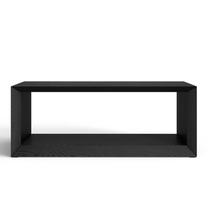 โต๊ะกาแฟสี่เหลี่ยมสไตล์นอร์ดิกทันสมัยพร้อมชั้นวางของเฟอร์นิเจอร์ห้องนั่งเล่นทำจากไม้สำหรับบ้านหรือสำนักงาน - Product Image 4