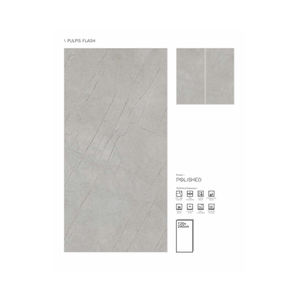 Carreaux de sol émaillés en porcelaine de haute qualité 1200x2400mm finition mate brillante polie Design moderne pour une utilisation intérieure des repas - Product Image 3