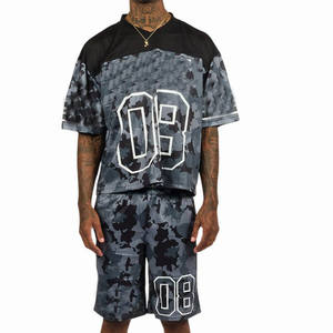 Ensemble t-shirt et short respirant pour l'été, vêtements de sport deux pièces pour la salle de sport, l'entraînement, la remise en forme, la course à pied - Product Image 5